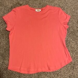 Talbots Coral Short Sleeve Tee